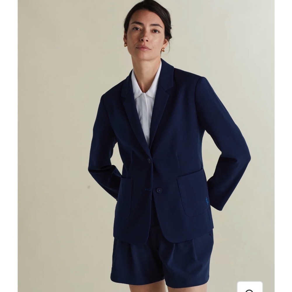 Navy Women's Travel Blazer by A. Putnam